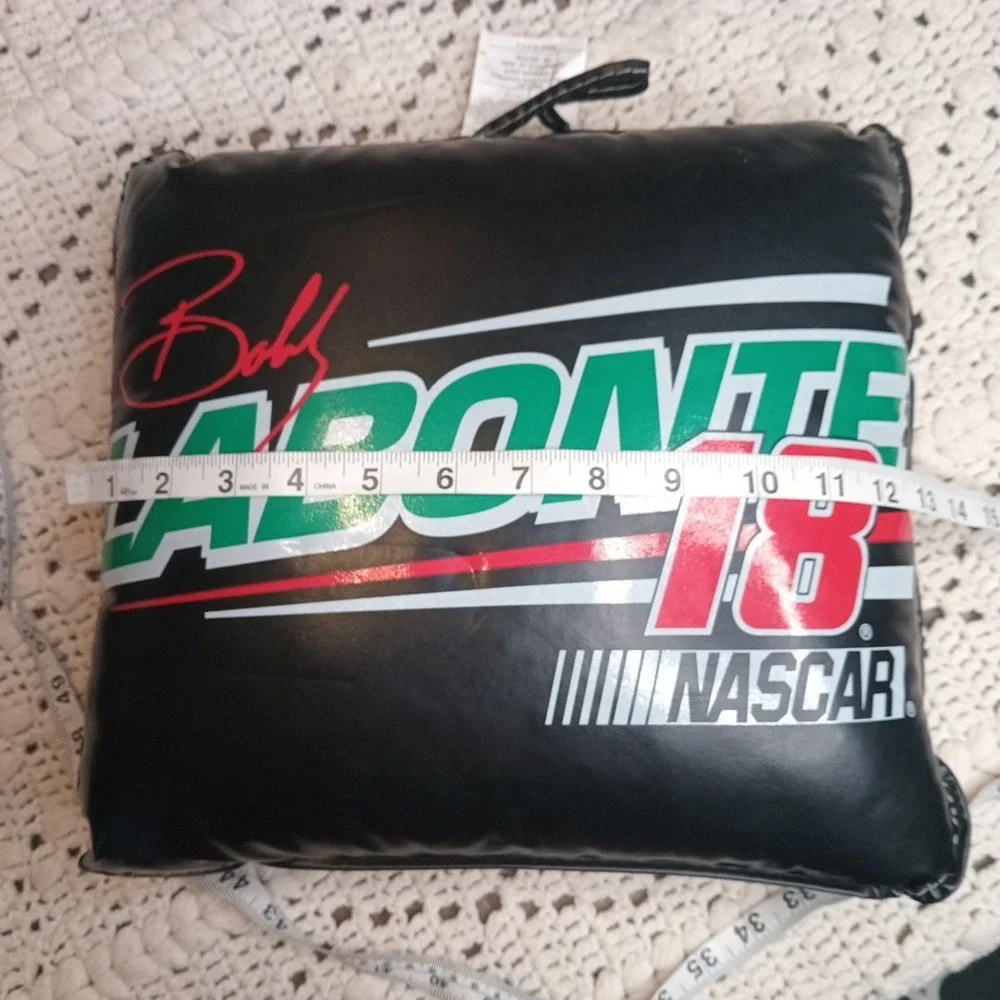 Vintage Y2K BOBBY LABONTE #18 Nascar 2000 Joe Gibbs Racing‎ Pillow Seat Sports